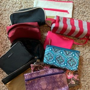 Misc Makeup & Pencil pouches LOT! **MUST GO**